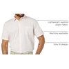 Amazon Essentials Men’s Slim-Fit Short-Sleeve Poplin Shirt(Pink)