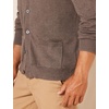 Amazon Essentials Men’s V-Neck Cotton Knitted Cardigan Sweater, Ribbed(Brown Heather)