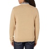 Amazon Essentials Men’s V-Neck Cotton Knitted Cardigan Sweater, Ribbed(Camel Heather)