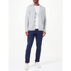 Amazon Essentials Men’s V-Neck Cotton Knitted Cardigan Sweater, Ribbed(Light Grey Heather)