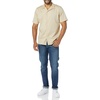 Amazon Essentials Men’s Vacation Cotton Button-Down Short Sleeve Resort Shirt(Khaki Brown)