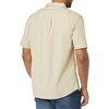 Amazon Essentials Men’s Vacation Cotton Button-Down Short Sleeve Resort Shirt(Khaki Brown)