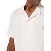 Amazon Essentials Men’s Vacation Cotton Button-Down Short Sleeve Resort Shirt(Pink)