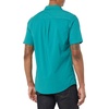Amazon Essentials Men’s Vacation Cotton Button-Down Short Sleeve Resort Shirt(Teal Blue)