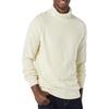Amazon Essentials Men’s 100% Cotton Rib Knit Turtleneck Sweater(Ivory)