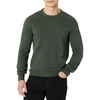 Amazon Essentials Men’s Cable Knit Long-Sleeve Crewneck Sweater, 100% Cotton, Big & Tall Options Available(Olive Heather)