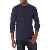 Amazon Essentials Men’s Long Sleeve Slim-Fit Waffle Thermal Shirt with Ribbed Trim(Navy)