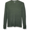 Amazon Essentials Men’s Long Sleeve Slim-Fit Waffle Thermal Shirt with Ribbed Trim(Olive Heather)