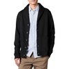 Amazon Essentials Men’s Long-Sleeve Cardigan With Shawl-Collar(Black)
