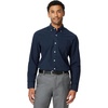 Amazon Essentials Men’s Long-Sleeve Pocket Oxford Shirt(Navy)