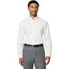 Amazon Essentials Men’s Long-Sleeve Pocket Oxford Shirt(White)