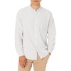 Amazon Essentials Men’s Long-Sleeve Regular-Fit Cotton Thermal Waffle Knit Shirt(Light Grey White Vertical Stripe)