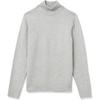 Amazon Essentials Men’s Long-Sleeve Soft Touch Cotton Blend Turtleneck Sweater(Light Grey)