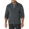 Amazon Essentials Men’s Long-Sleeve Soft Touch Shawl Collar Cardigan(Charcoal Heather)