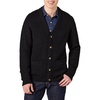 Amazon Essentials Men’s Long-Sleeve Soft Touch V-Neck Cardigan Sweater(Black)