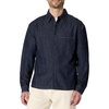 Amazon Essentials Men’s Modern Oversized-Fit Denim Button-Down Shirt, Button Front(Rinse)