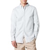 Amazon Essentials Men’s Oxford Shirt, Slim-Fit Stretch, Long-Sleeve, Button Up(Light Grey)