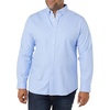 Amazon Essentials Men’s Oxford Shirt, Slim-Fit Stretch, Long-Sleeve, Button Up(Powder Blue)