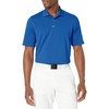 Amazon Essentials Men’s Regular Fit Golf Polo Shirt, Moisture-Wicking Quick Dry, Recycled Polyester, Short Sleeve(Bright Blue)