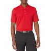 Amazon Essentials Men’s Regular Fit Golf Polo Shirt, Moisture-Wicking Quick Dry, Recycled Polyester, Short Sleeve(Cherry Red)