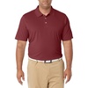Amazon Essentials Men’s Regular Fit Golf Polo Shirt, Moisture-Wicking Quick Dry, Recycled Polyester, Short Sleeve(Rich Burgundy)