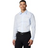 Amazon Essentials Men’s Regular Fit Long Sleeve Wrinkle Resistant Stretch Dress Shirt(Light Blue)