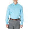 Amazon Essentials Men’s Regular Fit Long Sleeve Wrinkle Resistant Stretch Dress Shirt(Sky Blue)