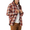Burgundy Orange Plaid