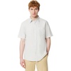 Amazon Essentials Men’s Regular Fit Short Sleeve Linen Shirt(Light Grey)