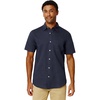 Amazon Essentials Men’s Regular Fit Short Sleeve Linen Shirt(Navy)