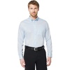 Amazon Essentials Men’s Regular Fit Stretch Wrinkle Free Button Down Collar Dress Shirt(Light Blue)