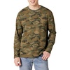 Amazon Essentials Men’s Regular-Fit Crewneck Long-Sleeve T-Shirt, Casual Cotton Jersey(Camo Print)
