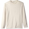 Amazon Essentials Men’s Regular-Fit Crewneck Long-Sleeve T-Shirt, Casual Cotton Jersey(Oatmeal Heather)
