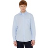 Amazon Essentials Men’s Regular-Fit Long Sleeve Linen Blend Shirt(Light Blue)