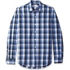 Blue Charcoal Plaid
