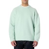 Amazon Essentials Men’s Relaxed-Fit Faux Mohair Crewneck Pullover Sweater, Ribbed, Wool Blend, Heavyweight(Pastel Green)