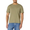 Amazon Essentials Men’s Relaxed-Fit Heavyweight Cotton Pocket T-Shirt(Light Olive)