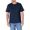 Amazon Essentials Men’s Relaxed-Fit Heavyweight Cotton Pocket T-Shirt(Navy)