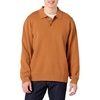 Amazon Essentials Men’s Relaxed-Fit Knit Polo Sweater(Caramel)