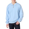 Amazon Essentials Men’s Relaxed-Fit Knit Polo Sweater(Powder Blue)