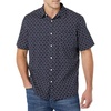 Navy  Micro Rose Print
