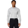 Amazon Essentials Men’s Slim Fit Stretch Wrinkle Free Button Down Collar Dress Shirt(Grey)