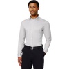 Amazon Essentials Men’s Slim Fit Stretch Wrinkle Free Spread Collar Dress Shirt(Grey)