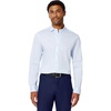 Amazon Essentials Men’s Slim Fit Stretch Wrinkle Free Spread Collar Dress Shirt(Light Blue)