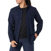 Amazon Essentials Men’s Slim-Fit Flannel Long-Sleeve Shirt, Two-Pocket, Plaid(Navy)