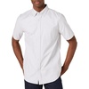 Amazon Essentials Men’s Slim-Fit Short Sleeve Stretch Oxford Shirt with Pocket(Light Grey)