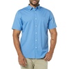 Amazon Essentials Men’s Slim-Fit Short-Sleeve Poplin Shirt(Light Blue)