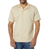 Amazon Essentials Men’s Vacation Cotton Button-Down Short Sleeve Resort Shirt(Khaki Brown)