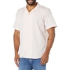 Amazon Essentials Men’s Vacation Cotton Button-Down Short Sleeve Resort Shirt(Pink)