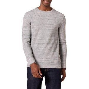 Amazon Essentials Men’s Long Sleeve Slim-Fit Waffle Thermal Shirt with Ribbed Trim(Light Grey Heather)